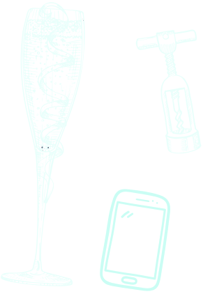bottle and wine image